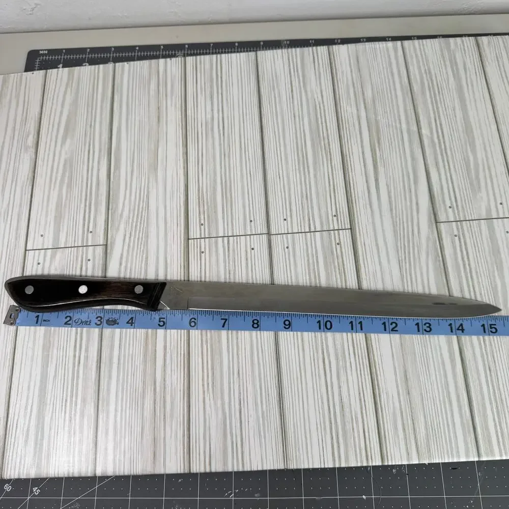 Vintage Emperor Steel Slicing Carving Knife 10.5‎ inch Blade Household Products